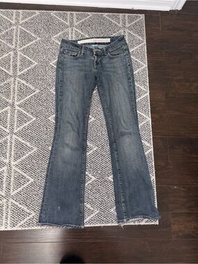Y2K Low-Rise Blue Bootcut Jeans
